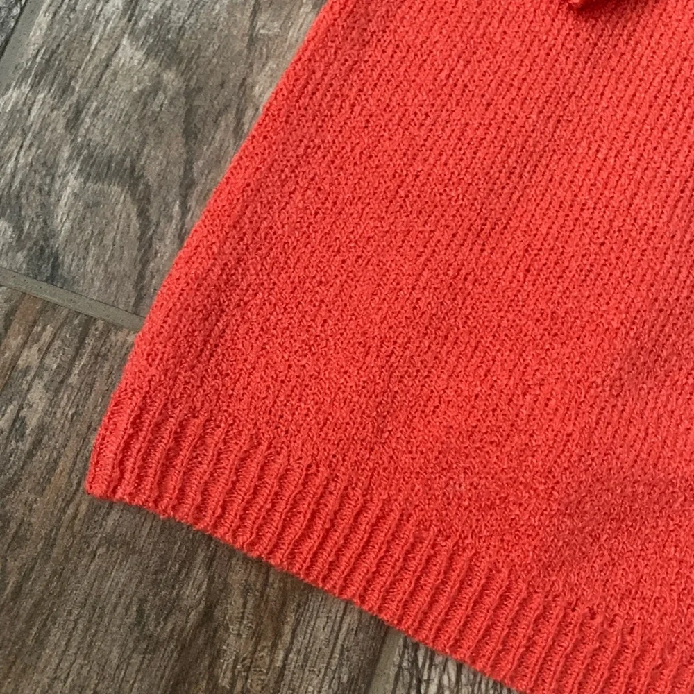 NEW white stag orange sweater